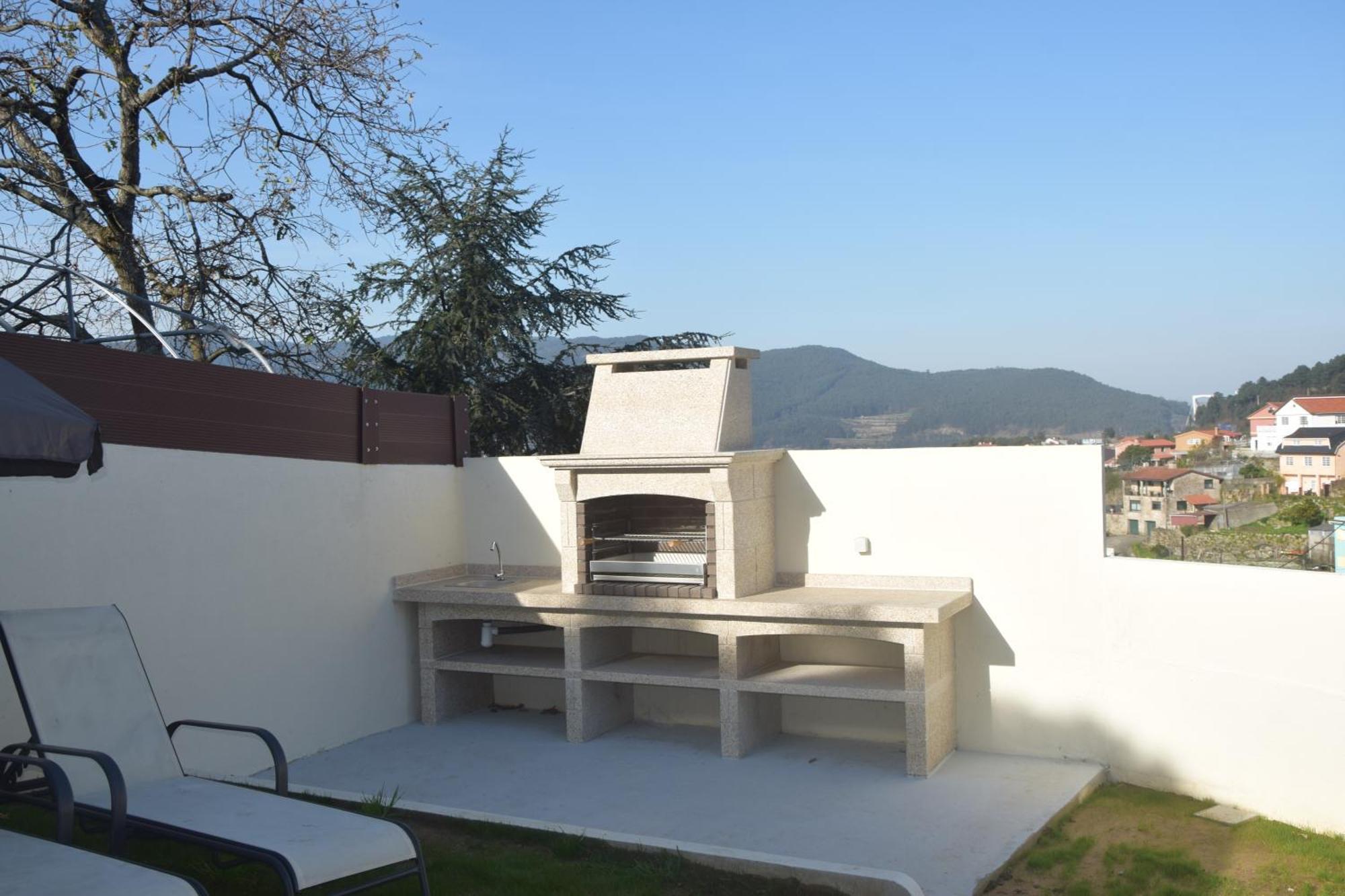 Casa En Chapela, Con Vistas A La Ria De Vigo Exterior foto